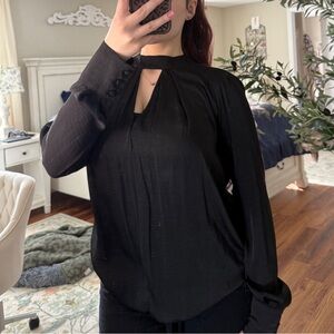 Black Blouse Top